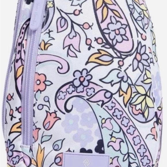 Vera Bradley Paisley Sling Bag in Purple and White main image 8